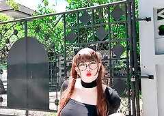 Sissythai outdoor urinate Compilation