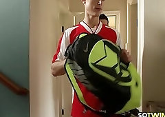 Hot male drives young twink home just to fuck him anal