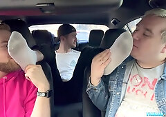 Dimitri Hops In For Some Foot Action With Matt And Ryder