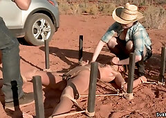 Couple Of Predators Anal Punish Babe