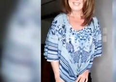 Cum watch your 53 yo mother I'd like to fuck dance and bounce on a BBC vibrator until a squirting climax