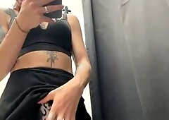 Tattooed Redhead Teases & Pleases