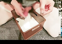 Crossdresser urethra milkplay.