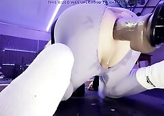 Sissy Elvi Lynx - Huge Anal Dildos Destroy Her Rectal hole - Trailler