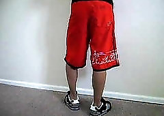 Hot Soloist Wanking Catching Creams In Palm