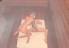 Jinx and MilenaTS at sauna