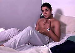 BarebackLatinoz - Huge balls latino jock edging