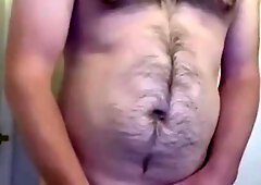 A prompt jerk whilst the girlfriend is upstairs