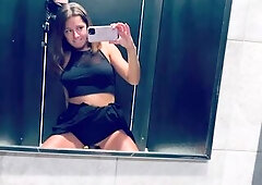 Possessed by your cock in the gym changing room