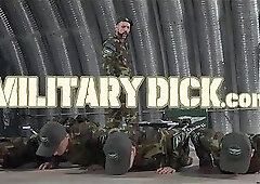 Strict Sergeant Joris Leonard Disciplines Teen Cadet For Watching Porn And Masturbating