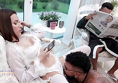 Naughty Housewife Jenifer Low gets anal fisted by Ob Slave Nat