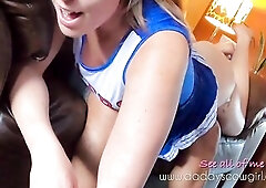 teen  paddle spanked and screwed by DAD - DaddysCowgirl