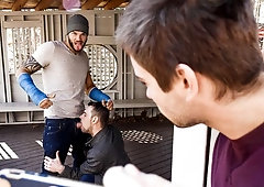 Kinky gay sex video featuring Cliff Jensen and John Henry