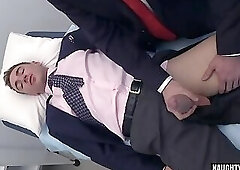 Big dick doctor anal sex with cumshot