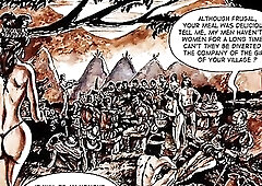 White woman taken by Indian chief and taught the hard anal sex penetration ceremonies of the great spirit