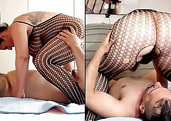 Thick Aged Wife Screwed and eaten on Live Livecam
