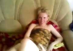 Blonde MILF Lena's Homemade Fun Video