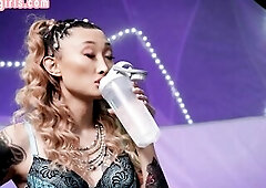 Small transgender screwed in missionary by taut dark hole