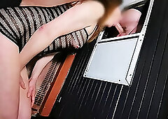 Useless guy with small dick came to fill my cunt with CUM