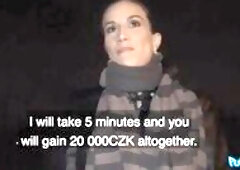 I was hanging around the train station looking for ladies when I saw Ali Bordeaux waiting on the platform. Ali was a tight brunette with a smoking hot