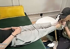 Worship of Socks, Feet, Jerking off and Sucking