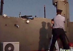 Latino twink facialized