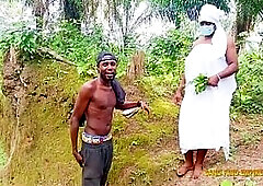 Older big beautiful woman female-dom have a fun BigDick Hardcore village road sex during evangelism days