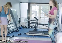 Cutie trainer Lena Paul disciplines pampered milf alexis
