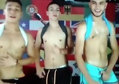 Exotic male in crazy gay homo porn clip