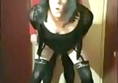 crossdresser takes ass to mouth collection part 2