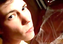 Cooper Fills A Jar With Piss