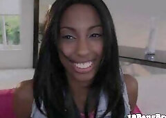 Black 18yo sucking and screwing white meat