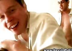 Naughty horny public gays