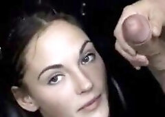 Slap Happy 3 Monica aka Venus - funny reaction to taking cum in the mouth