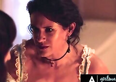 Lesbian Babes Summoned A MILF Spirit