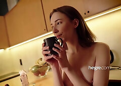 Skinny Ukrainian Teen 18+ Alina Lesbian Massage Video