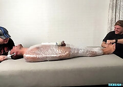 Matt and Ryder Vibrate Kittles On Mummified Pup Saki