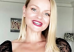 Mila in hose or nylons 4