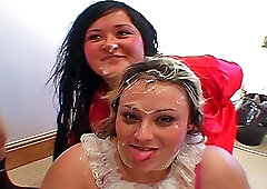 Dainty Nikita Devine at cumshot video