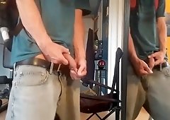 Piss in front a mirror #1