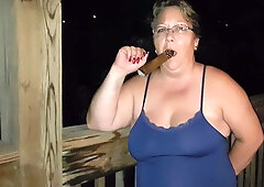 Huge Cigar Smoking