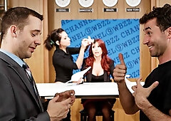 Redhead with huge melons Monique Alexander wants a massive dick