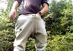 Getting off on my hike in the great outdoors