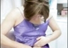 Transgender stockings, bathing