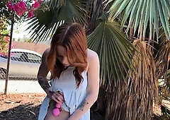 Bang Originals-Sage Fox Is A Fiery Redhead Who Love Public