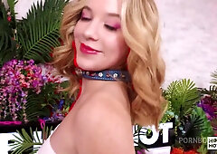 Blonde Milk-Lover Becky Summers Drinks It All After Getting Fucked