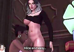 COLLEGE FUTANARI FUCKS BASKETBALL PLAYER IN THE BUTT - NAUGHTY WHIMS