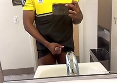 Big dick shoots load, solo cum with large cock, male sex toys solo play