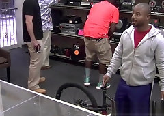 Amateur black pawnee spitroasted for cash