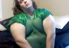 Burly Chub Football Player Bates, Flexes, and Wiggles His Butt